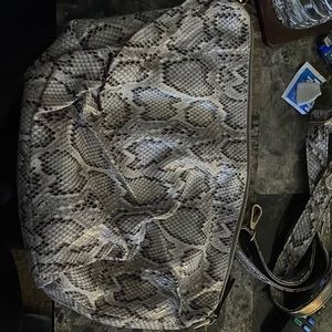 Steve Madden snakeskin print crossbody bag